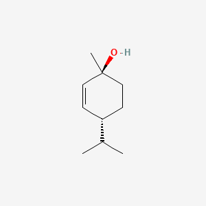 2D Lewis structure of cis-p-2-menthen-1-ol