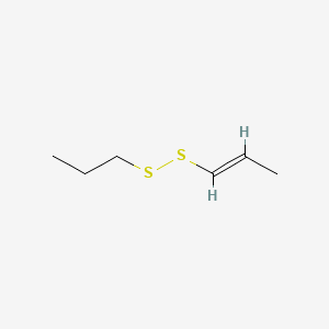 2D structure of propenyl propyl disulfide