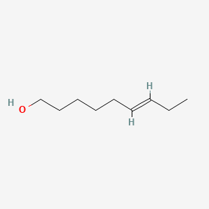 2D structure of 6-nonen-1-ol