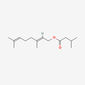 2D structure of geranyl isovalerate