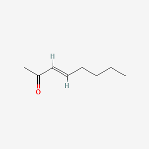 2D structure of 3-octen-2-one