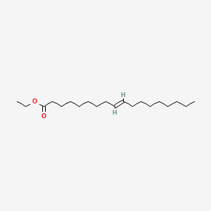 2D Lewis structure of ethyl elaidate