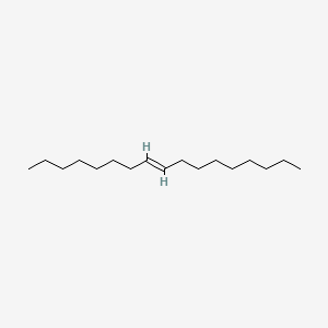 2D Lewis structure of 8-heptadecene