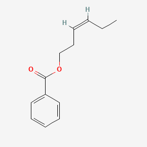 2D structure of cis-3-hexenyl benzoate