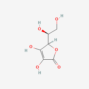 2D structure of ascorbic acid