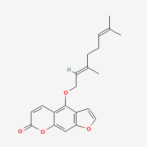 2D structure of bergamottin