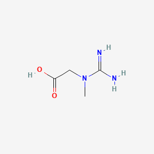 2D Lewis structure of creatine