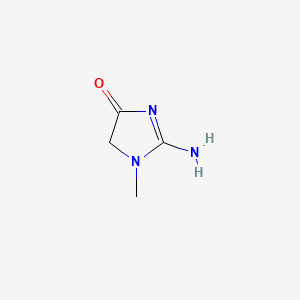 2D Lewis structure of creatinine