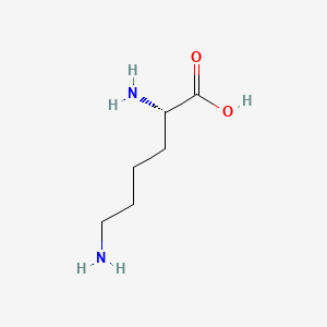 2D Lewis structure of l-lysine
