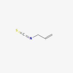 2D structure of allyl isothiocyanate