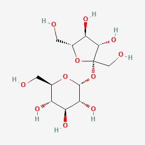 2D Lewis structure of sucrose