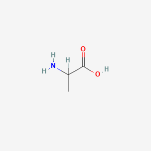 2D Lewis structure of dl-alanine