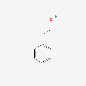2D Lewis structure of 2-phenylethanol