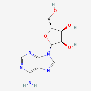2D Lewis structure of adenosine