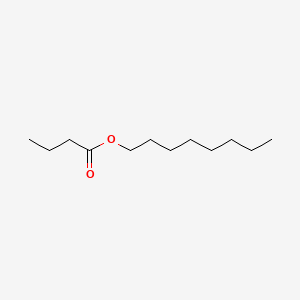 2D Lewis structure of octyl butyrate