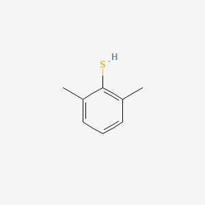 2D Lewis structure of 2,6-dimethylthiophenol