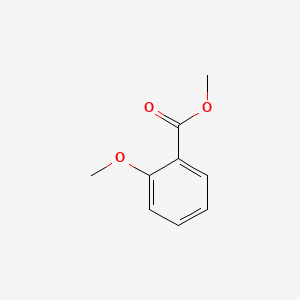 2D Lewis structure of methyl 2-methoxybenzoate