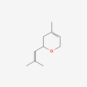 2D Lewis structure of nerol oxide