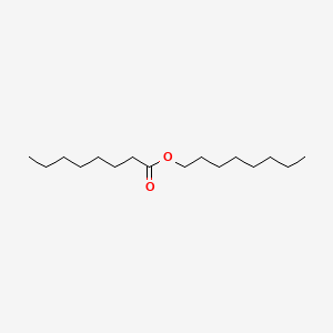 2D Lewis structure of octyl octanoate