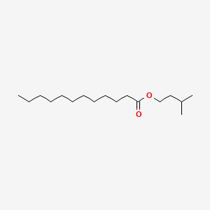 2D Lewis structure of isoamyl laurate