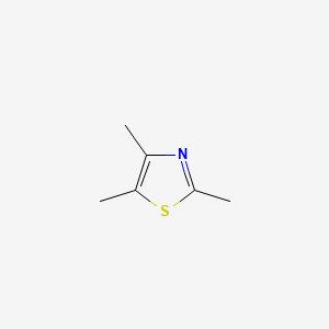 2D Lewis structure of 2,4,5-trimethylthiazole