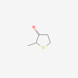 2D Lewis structure of 2-methyltetrahydrothiophen-3-one