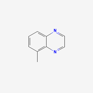2D Lewis structure of 5-methylquinoxaline