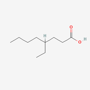 2D structure of 4-ethyloctanoic acid