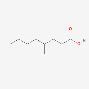 2D structure of 4-methyloctanoic acid