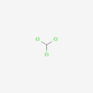 2D Lewis structure of chloroform