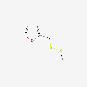 2D structure of methyl furfuryl disulfide