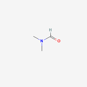 2D Lewis structure of n,n-dimethylformamide