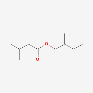 2D Lewis structure of 2-methylbutyl 3-methylbutanoate