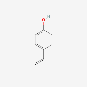 2D structure of 4-vinylphenol