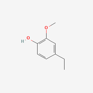 2D structure of 4-ethyl-2-methoxyphenol