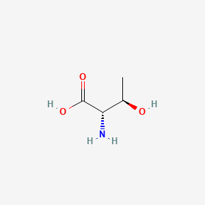 2D Lewis structure of l-threonine