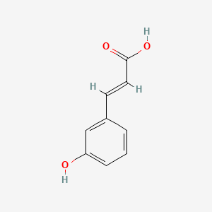 2D structure of m-coumaric acid