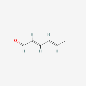 2D structure of 2,4-hexadienal