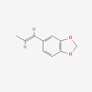 2D Lewis structure of (e)-isosafrole