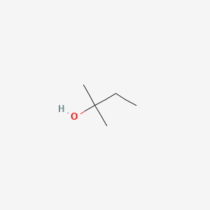 2D structure of 2-methyl-2-butanol
