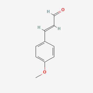 2D Lewis structure of 4-methoxycinnamaldehyde
