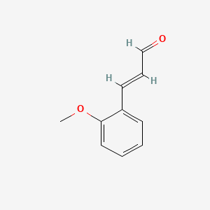 2D Lewis structure of 2-methoxycinnamaldehyde