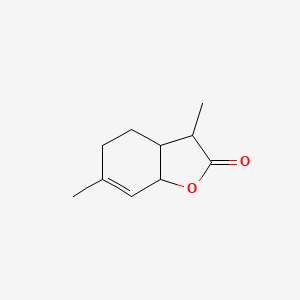 2D Lewis structure of wine lactone