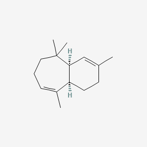 2D Lewis structure of (1r,6s)-gamma-himachalene