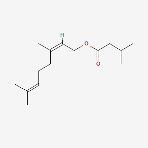 2D Lewis structure of neryl isovalerate