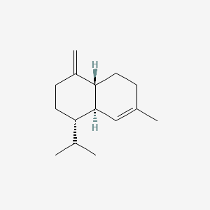 2D Lewis structure of (+)-gamma-cadinene