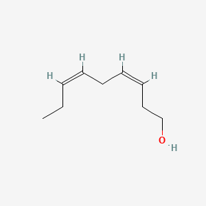 2D structure of (z,z)-3,6-nonadien-1-ol