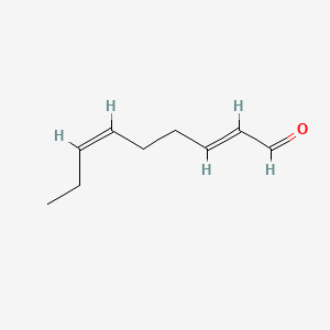 2D structure of (e,z)-2,6-nonadienal