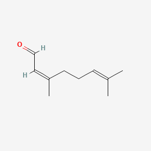 2D Lewis structure of neral