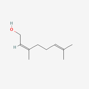 2D Lewis structure of nerol